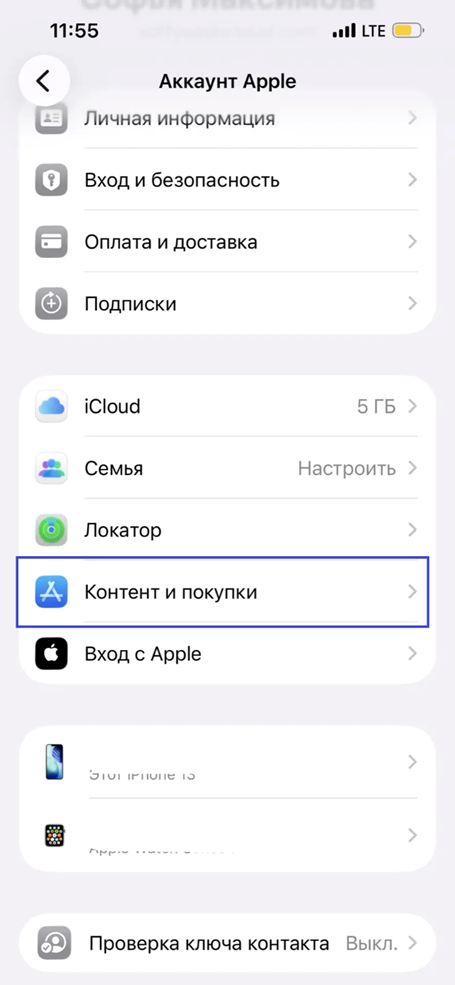 Где найти Apple ID чтобы поменять регион на iPhone